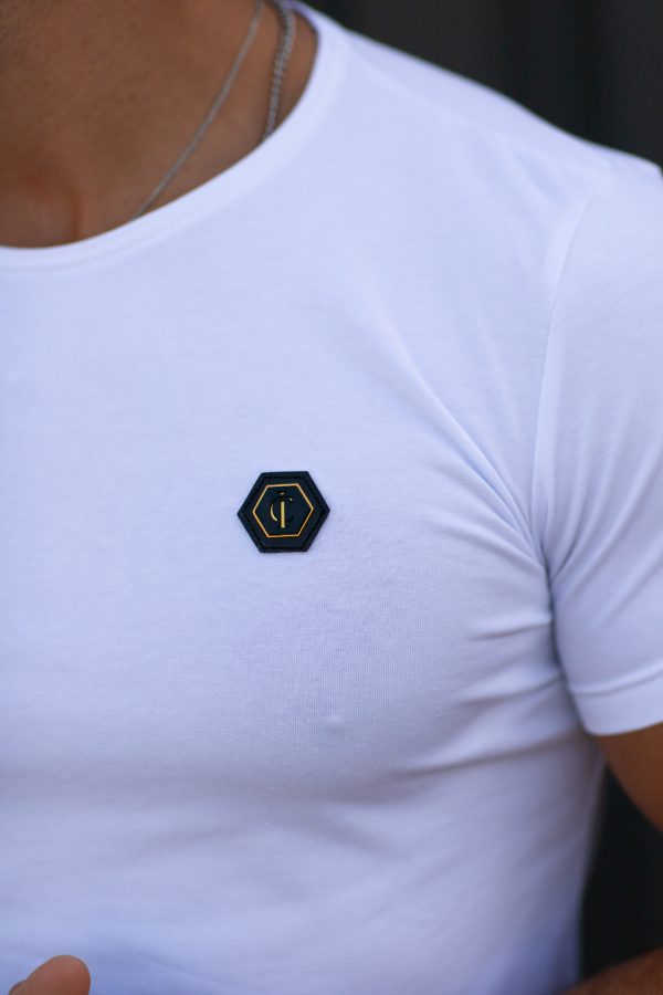 T-Shirt Hexa White Gold IC Wear