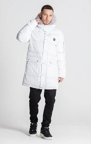 White Clone Coat Gianni Kavanagh