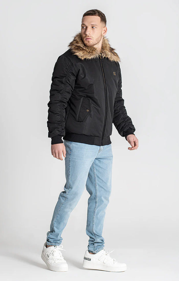 Black Core Bomber Jacket Gianni Kavanagh