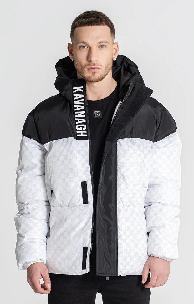 White Clone Puffer Jacket Gianni Kavanagh