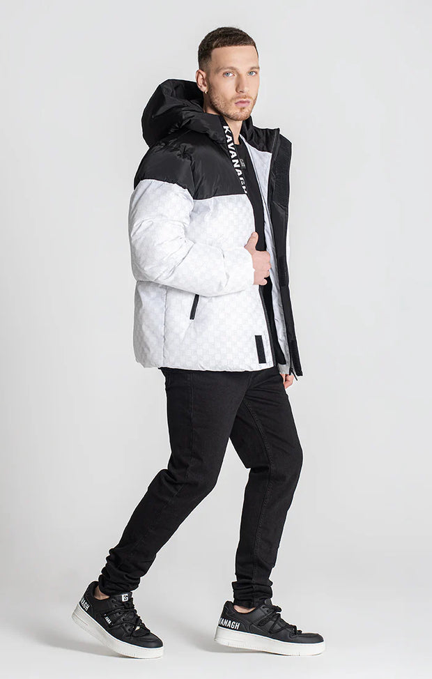 White Clone Puffer Jacket Gianni Kavanagh