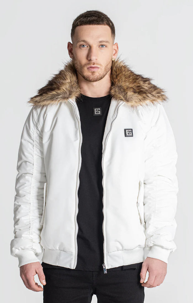 White Core Bomber Jacket Gianni Kavanagh