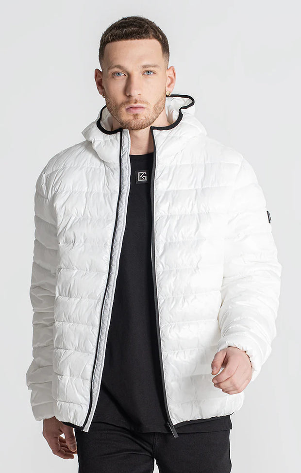 White Team Puffer Jacket Gianni Kavanagh