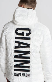 White Team Puffer Jacket Gianni Kavanagh