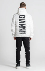 White Team Puffer Jacket Gianni Kavanagh