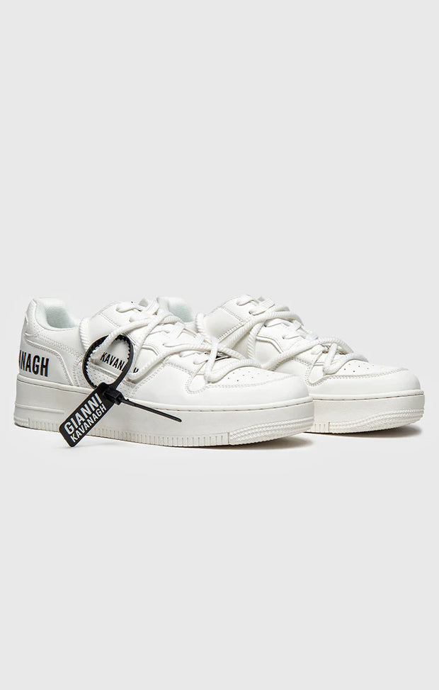 White Total Wrapped Sneakers Gianni Kavanagh