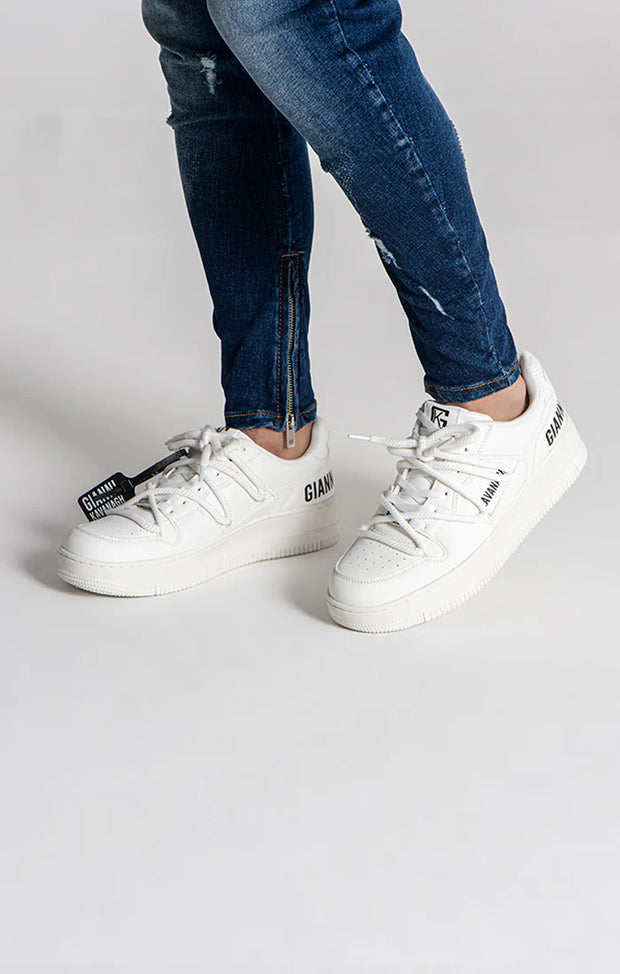 White Total Wrapped Sneakers Gianni Kavanagh