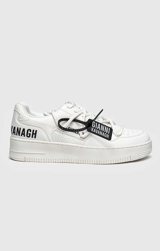 White Total Wrapped Sneakers Gianni Kavanagh