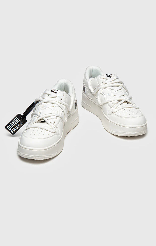 White Total Wrapped Sneakers Gianni Kavanagh