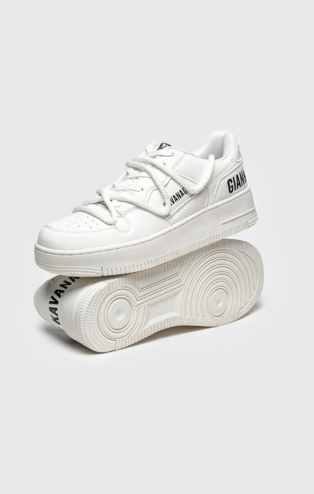 White Total Wrapped Sneakers Gianni Kavanagh