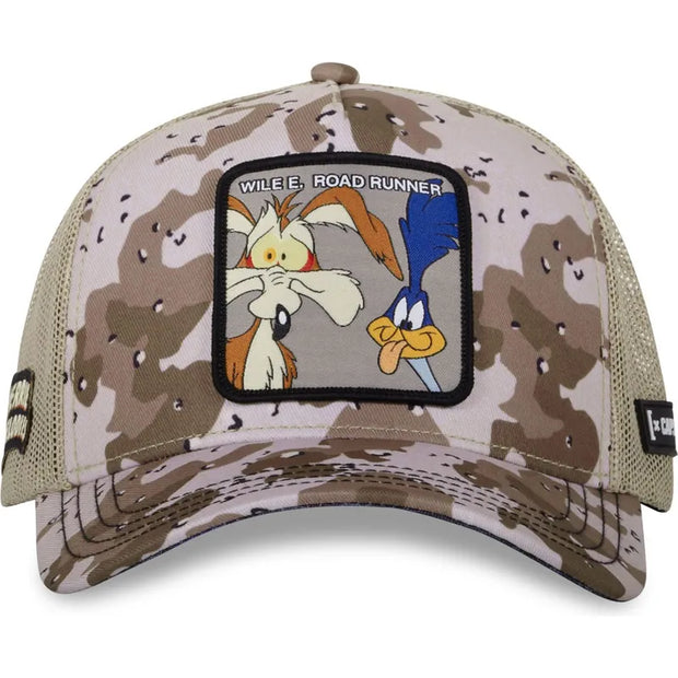 Boné camuflagem Coiote e Bip Bip LOO10 BBC Looney Tunes da Capslab Caps Lab