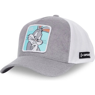 Boné cinza Bugs Bunny BUG4 Looney Tunes da Capslab Caps Lab