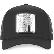 Boné trucker preto Rick e Morty LOO3 da Capslab Caps Lab