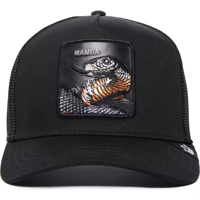 Boné Trucker Preto Cobra Mamba The Farm Premium da Goorin Bros. Goorin Bros